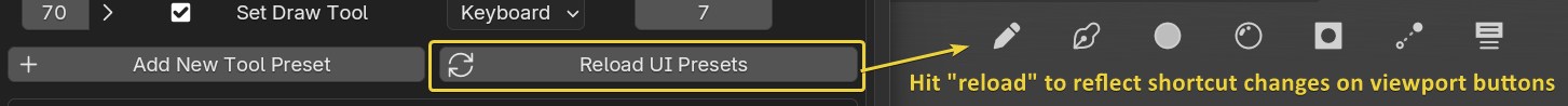 apply changes to UI