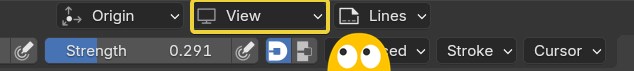 Default orientation is view